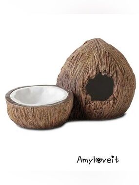 Exo Terra Reptile Set Coconut Cave
Hide And Water Dish
